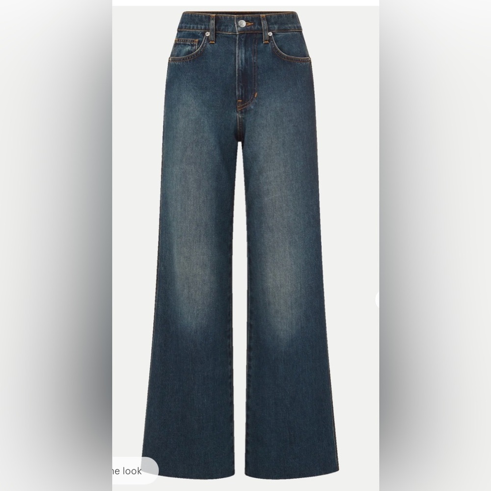 Veronica Beard Taylor Wide Leg Jean